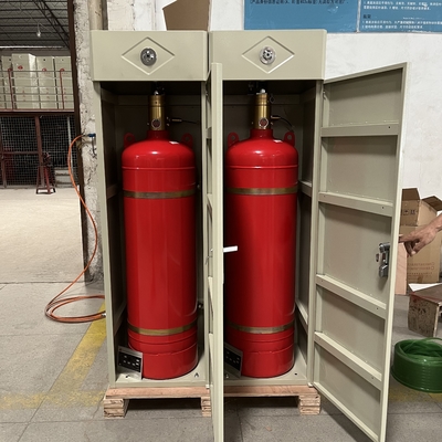 150L FM200 Fire Suppression Cabinet System For Environmental Protection