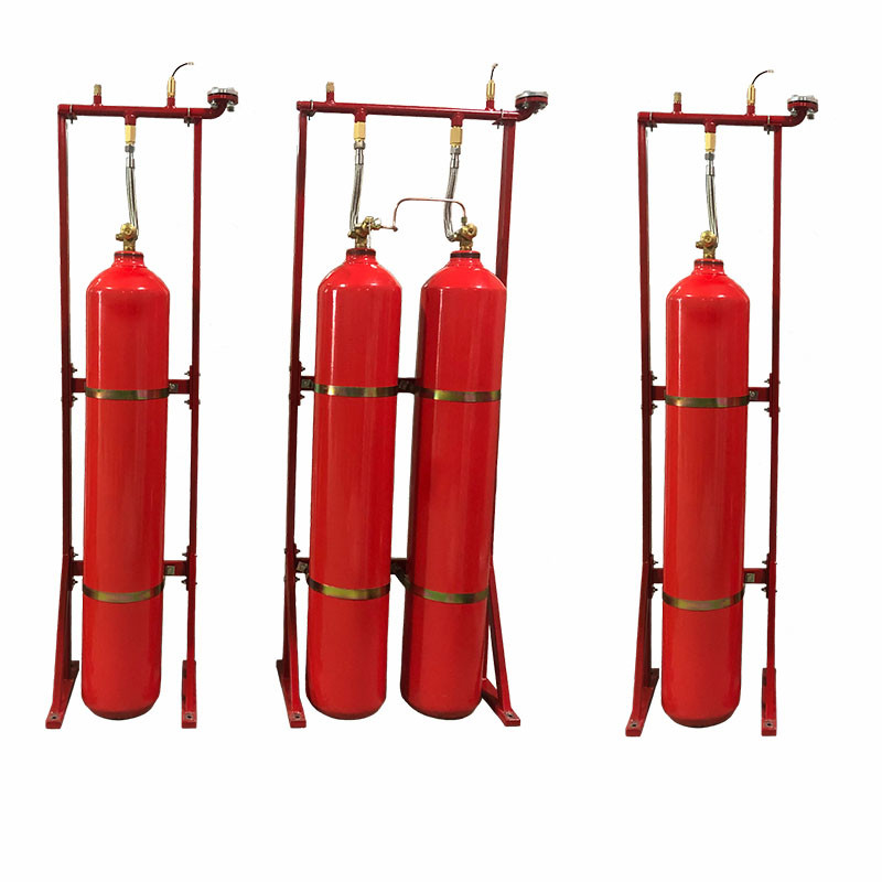 Cylinder Volume 42kg CO2 Fire Suppression System with Mechanical Emergency Manual Starting Mode