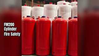 Стальной цилиндр FM200 пожаротушения