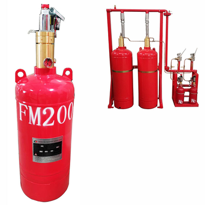 Flexible FM200 Pipe Network System Meeting Fire Safety Standards With Clean Agent Technology