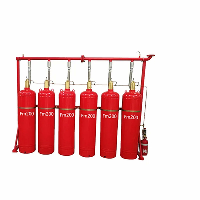 High Safety FM200 Pipe Network System Fire Suppression System 70L