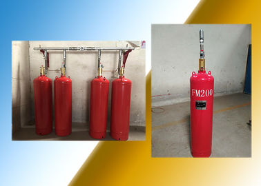 Red 180L HFC 227EA FM200 Fire Suppression System