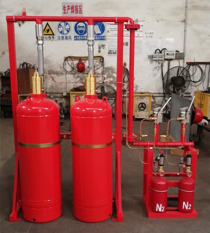 Automatic Fm200 Fire Suppression System Without Pollution For Museum