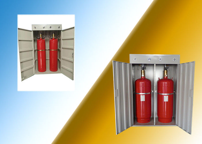 FM200 Gas Fire Extinguisher With Double Red Cylinders
